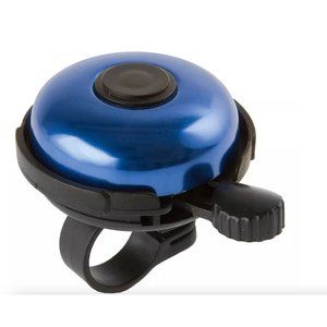 M-Wave Rotary Action Bike Bell Bicycle Old Fashion Bell Blue Metallic NWT